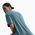 Damen-T-Shirt Nike One Relaxed Dri-Fit smoky blue/black 5