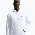Herrenpullover Nike Club Pullover Hoodie white/white/black 3