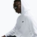 Herrenpullover Nike Club Pullover Hoodie white/white/black 4