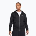 Herren-Hoodie Nike Club Full Zip Hoodie black/black/white
