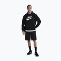 Herren-Hoodie Nike Club Pullover Hoodie black/black/white 2
