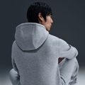 Herren-Hoodie Nike Club Full Zip Hoodie dark grey heather/light smoke grey/white 6