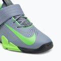 Nike Savaleos aschfahl schiefer/grün streik/anthrazit Gewichtheben Schuhe 7