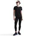 Damen Trainings-T-Shirt Nike One Classic Dri-Fit schwarz/weiss 2