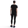 Damen Trainings-T-Shirt Nike One Classic Dri-Fit schwarz/weiss 3