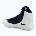 Nike Inflict 4 weiß/college navy Ringen Schuhe 3