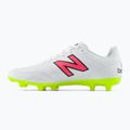 New Balance 442's Academy V2 FG weiß/lime Herren Fußballschuhe 10