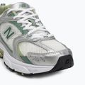 New Balance 530's Silber Metallic/Mallard Grün Schuhe 7