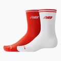 Socken New Balance Running Stripe Midcalf 2 Paar red/white