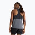 Men's New Balance Race Day Tank graphitfarbenes Lauftank-Top 2