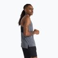 Men's New Balance Race Day Tank graphitfarbenes Lauftank-Top 3