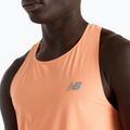 Men's New Balance Race Day Ultra Light Singlet hotmango Lauftank Top 4