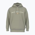 Herren New Balance Reimagine Fleece Hraphic Hoody olivine Sweatshirt
