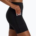 Damen New Balance Sleek Pocket High Rise Laufshorts schwarz 4