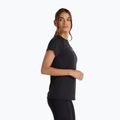 Frauen New Balance Saisonale Jacquard schwarzes T-shirt 3