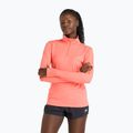 Frauen New Balance Sport Essentials Space Dye driftred laufen Sweatshirt