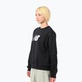 Damen New Balance Sport Fleece Logo Crew Sweatshirt schwarz 3