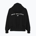 Damen New Balance Reimagine Fleece Hoodie schwarz 2