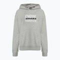 Damen New Balance Sport Grafik French Terry Hoodie sportlich grau
