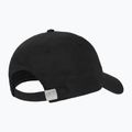 Damen New Balance 6 Panel Linear Logo Kappe schwarz 2