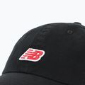 Neue Balance 6 Panel Patch Logo Kappe schwarz 3