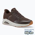 Schuhe Herren SKECHERS Uno Tres-Air Necessairy Comfort chocolate