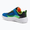 Kinder-Schuhe Skechers Microspec Advance blau/lime 3