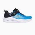 SKECHERS Meteor Lights schwarz/blau Kinderschuhe