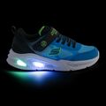 SKECHERS Meteor Lights schwarz/blau Kinderschuhe 9