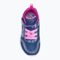 Kinderschuhe SKECHERS Heart Lights Retro Hearts navy leather/multi trim 5