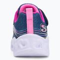 Kinderschuhe SKECHERS Heart Lights Retro Hearts navy leather/multi trim 6