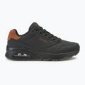 Schuhe Herren SKECHERS Uno Suited On Air black/chestnut 2