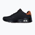 Schuhe Herren SKECHERS Uno Suited On Air black/chestnut 10