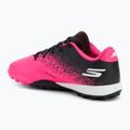 Skechers Razor Gold 1.5 TF Fußballschuhe für Kinder schwarz/rosa 3