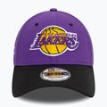 Mütze Basecap New Era Side Patch 940 Lakers purple 4