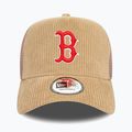 Mütze Basecap New Era Cord Trucker Red Sox med beige 3