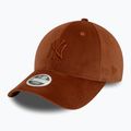 Basecap Damen New Era Velour Midi 9FORTY New York Yankees brown 2