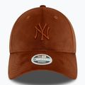 Basecap Damen New Era Velour Midi 9FORTY New York Yankees brown 3