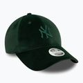 Basecap Damen New Era Velour Midi 9FORTY New York Yankees dark green