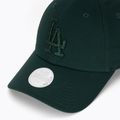 Basecap Damen New Era Metallic 9FORTY Los Angeles Dodgers dark green 3