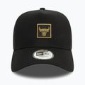 Basecap New Era Metallic Patch Eframe 9FORTY Chicago Bulls black 3