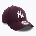 Basecap New Era Melton Wool 9FORTY New York Yankees purple