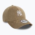 Basecap New Era Cord 9FORTY New York Yankees beige