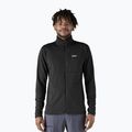 Herren Patagonia R1 Hybrid Fleece-Sweatshirt schwarz