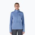 Damen Softshelljacke Patagonia R1 Hybrid Pullover Hoody reichlich blau