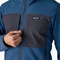 Herren Patagonia R2 TechFace Hoody Softshell Jacke clement blau 7
