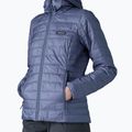 Damen Patagonia Nano Puff Hoody aktuelle blaue Daunenjacke 5