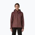Patagonia Torrentshell 3L Regenjacke für Frauen, dunkles Rubinrot