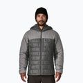 Herren Patagonia Hi-Loft Nano Puff Hoody forge grau