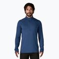 Herren Patagonia Cap Thermal Gewicht Zip Neck Sweatshirt clement blau